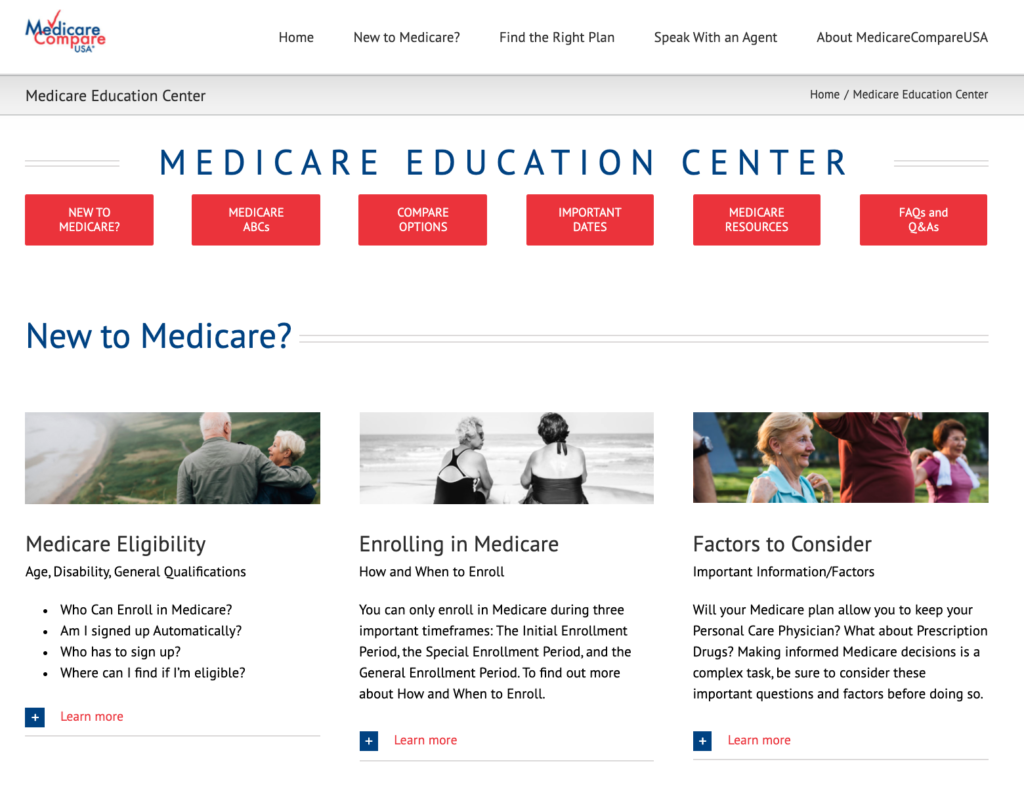 Medicare Education Center